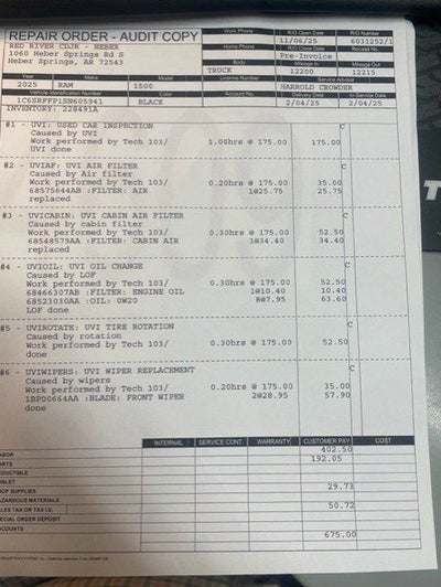 2025 RAM 1500 Big Horn/Lone Star