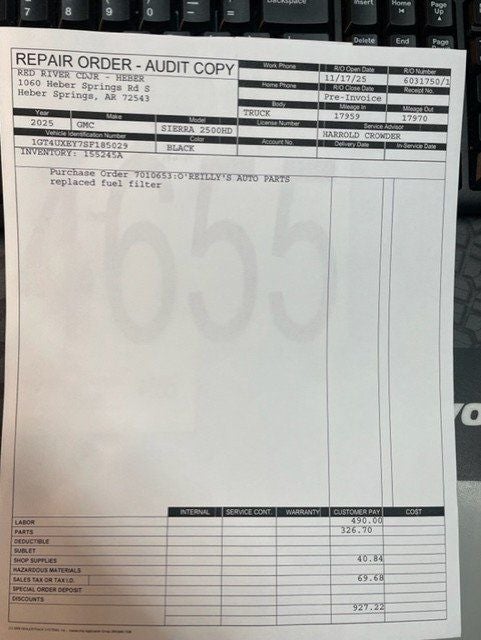 2025 GMC Sierra 2500HD Denali Ultimate