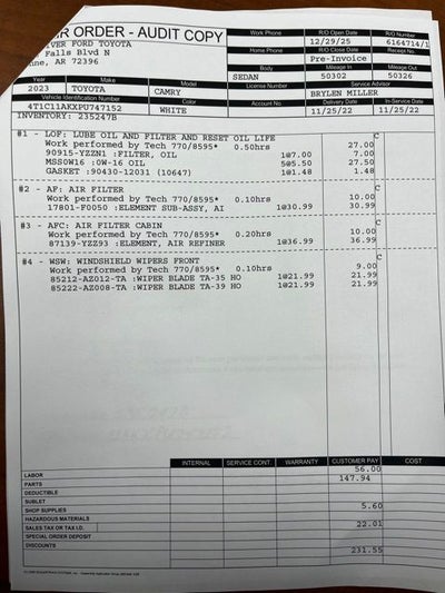 2023 Toyota Camry LE