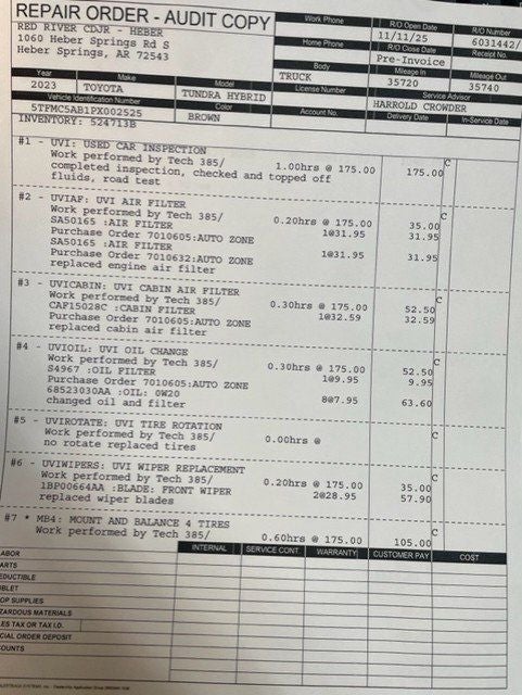 2023 Toyota Tundra Hybrid 1794 Edition